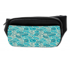 Paisley Blue Flowers Bumbag