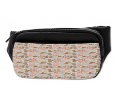 Aster Flowers Scene Bumbag