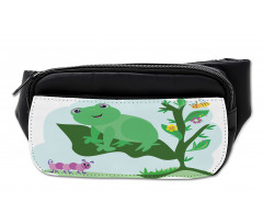 Childish Animals Floral Leaf Bumbag