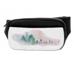 Watercolor Forest Artwork Bumbag