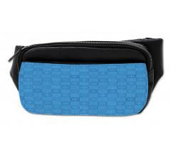 Geometric Striped Snowflakes Bumbag