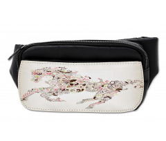 Floral Horse Paisley Bumbag