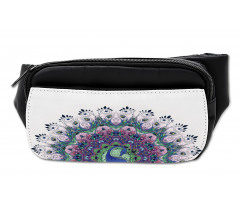 Exotic Wild Peacock Bumbag