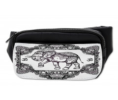 Bohemic Floral Elephant Bumbag