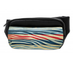 Country Zebra on Wood Bumbag