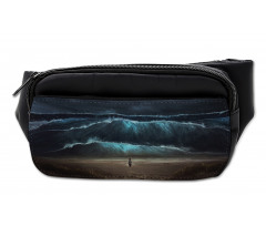 Gothic Wave Alone Woman Bumbag