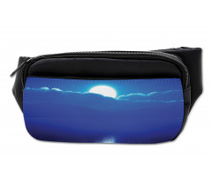 Moonlit Sky and Clouds Bumbag