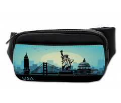 USA Skyscrapers City Skyline Bumbag