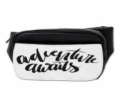 Monochrome Cursive Bumbag