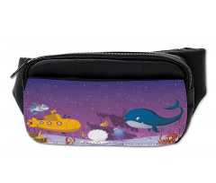 Oceanic Creatures Coral Bumbag