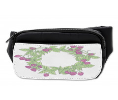 Raspberry Wreath Bumbag