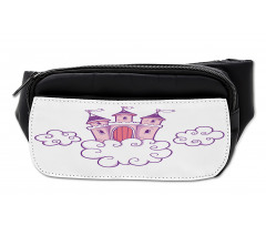 Dreamy Fortress Clouds Art Bumbag