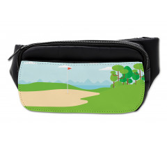 Field Trees Flag Bumbag