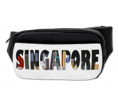 City Skyline in Lettering Bumbag