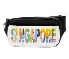 Vibrant Lettering Design Bumbag