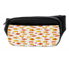 Fallen Maple Leaves Pattern Bumbag