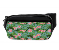 Exotic Pastel Plumeria Pattern Bumbag