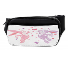 Bunnies Kissing in Air Bumbag