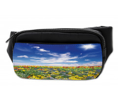 Flowers Cloudy Sky Bumbag