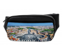 Square in Rome Cityscape Bumbag