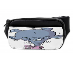 Rabbit Mascot Animal Bumbag