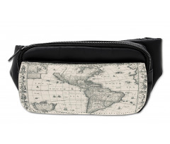 Retro Old America Map Bumbag