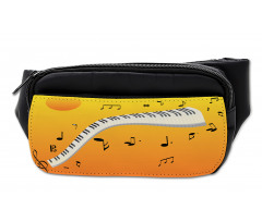 Joyous Sunset Piano Keys Bumbag