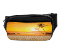 Wooden Deck Sunset Bumbag