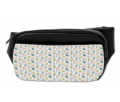 Funny Pastel Bunnies Bumbag