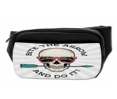 Hipster Skull Pop Art Bumbag