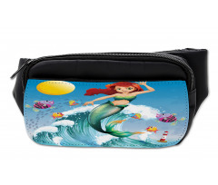 Wave with Cartoon Fish Bumbag