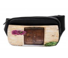 Rusty Wood Door Italian Bumbag