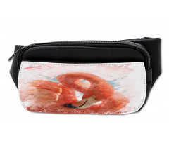 Exotic Bird Watercolor Bumbag