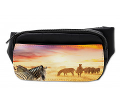 South Wild Zebra Bumbag