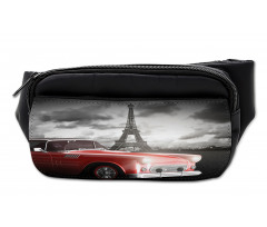 Vintage Car and Eiffel Bumbag