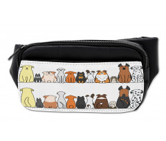 Dog Family in a Row Bumbag