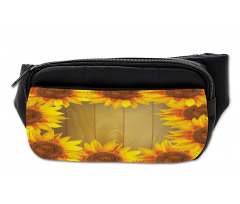 Flower Frame Circle Bumbag