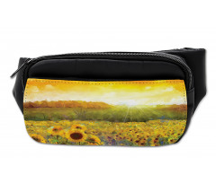 Golden Sunflower Field Bumbag