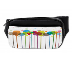 Wine Colorful Glasses Bumbag