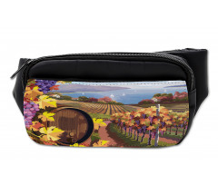 Cartoon Vineyard Grapes Bumbag