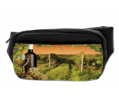 Bottle Grapes Sunset Bumbag