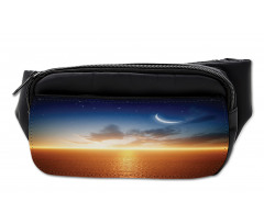 Sunset Sky Moon Stars Bumbag