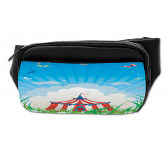 Circus Tent with Clouds Bumbag