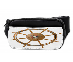 Pirate Sea Ship Wheel Bumbag