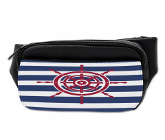 Red Ship Wheel Bumbag