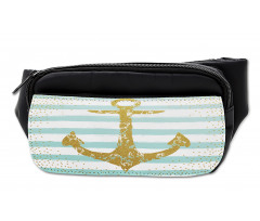 Marine Golden Anchor Bumbag