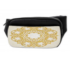 Floral Baroque Round Bumbag