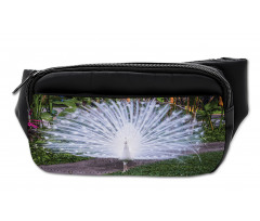 Tropical Garden Feather Bumbag