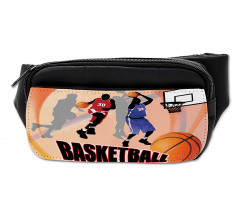 Vintage Basketball Art Bumbag