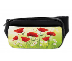 Floral Chamomile Poppy Bumbag